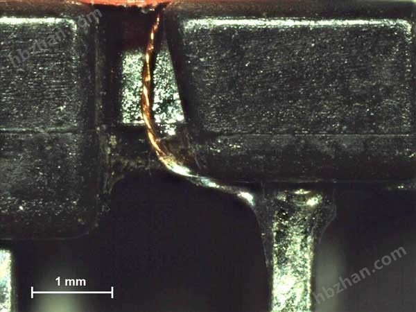 線圈導(dǎo)線焊點(diǎn)