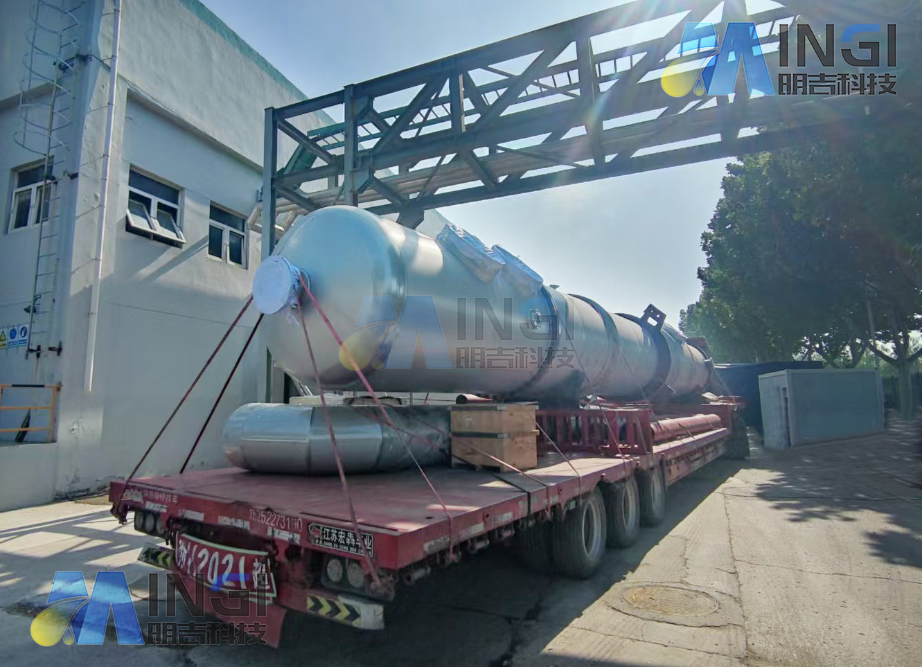 烧碱（NaOH）溶液热泵四效节能蒸发系统发车