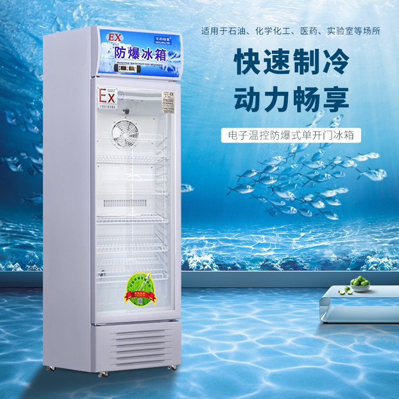 ?200升防爆冰箱，冷藏  柜式200升防爆冰箱BL-200