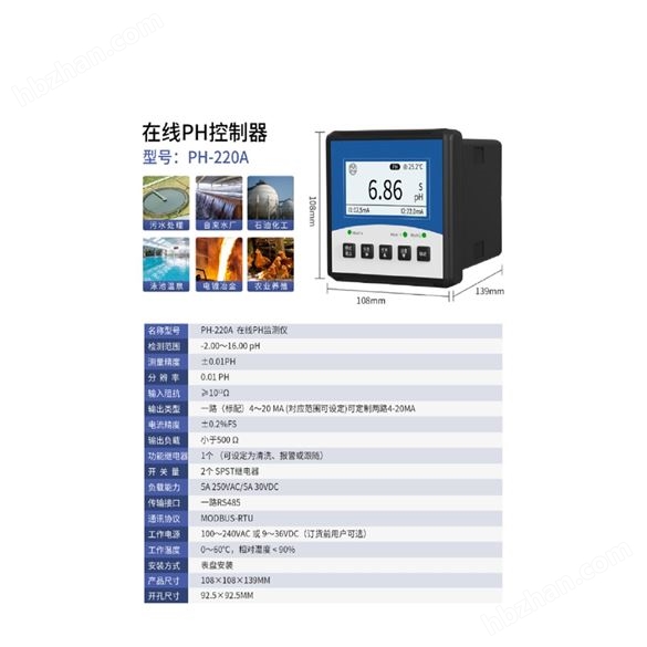 在線PH檢測(cè)儀庫號(hào)：M410155